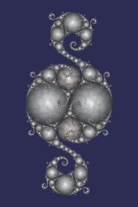 Fractal: Kleinian Group Orbit Trap