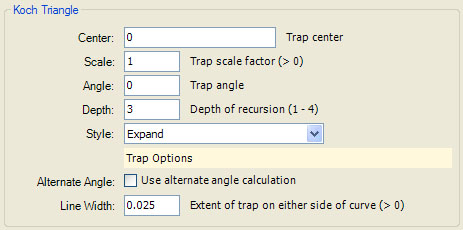 Fractal Science Kit Orbit Trap: Koch Triangle